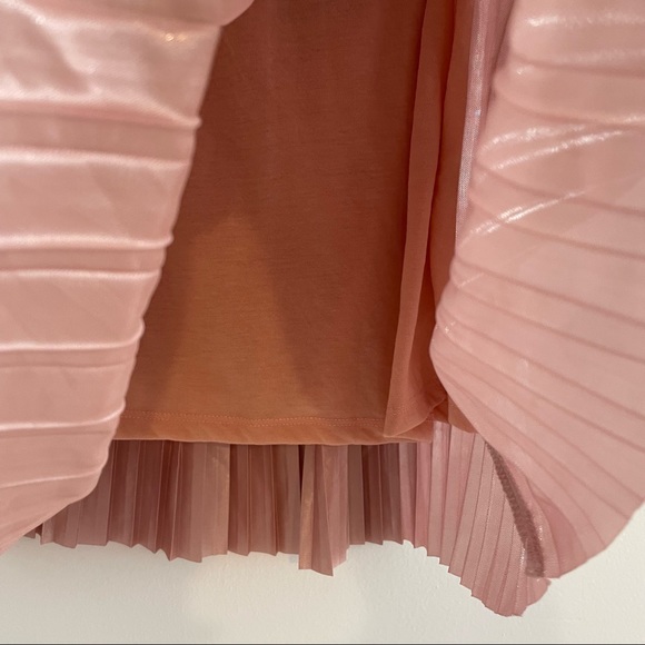 Zara Pink Pleated Skirt NWT - Picture 3 of 4